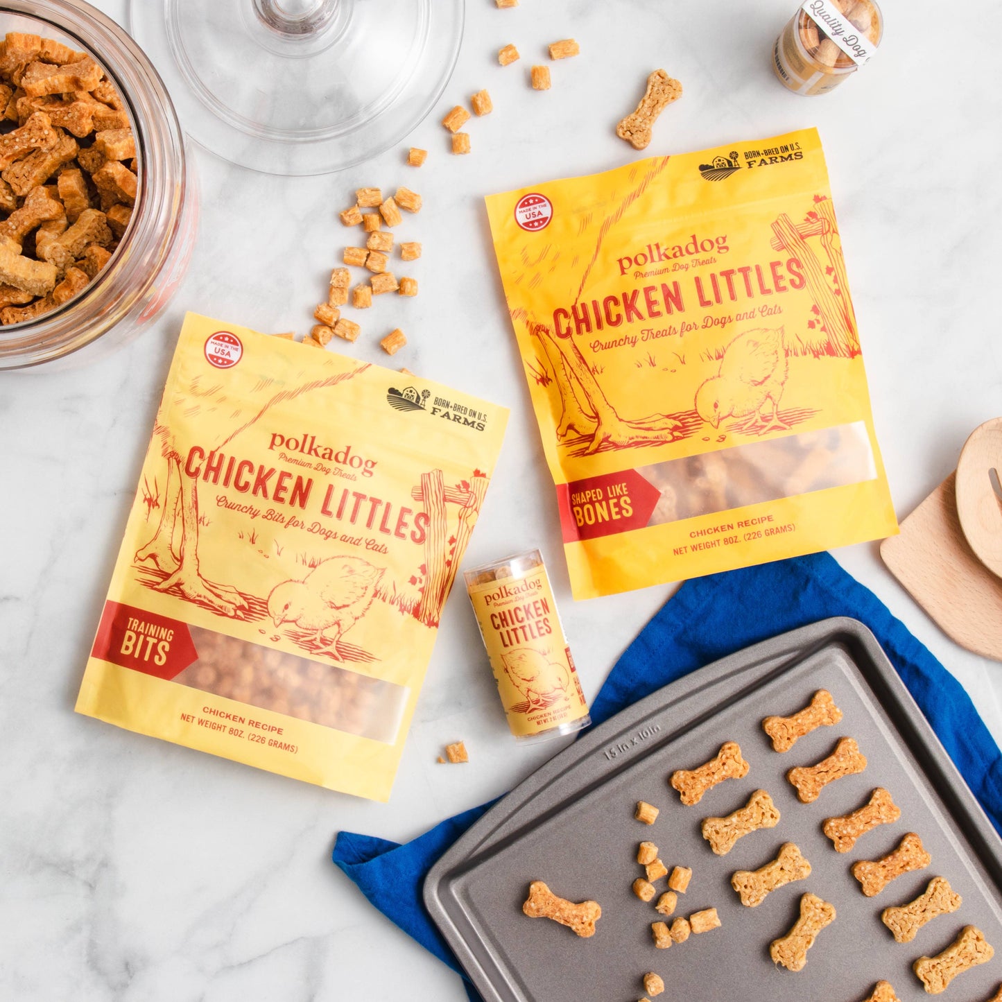 Polkadog - Chicken Littles Training Bits - 7oz - Dog Treats