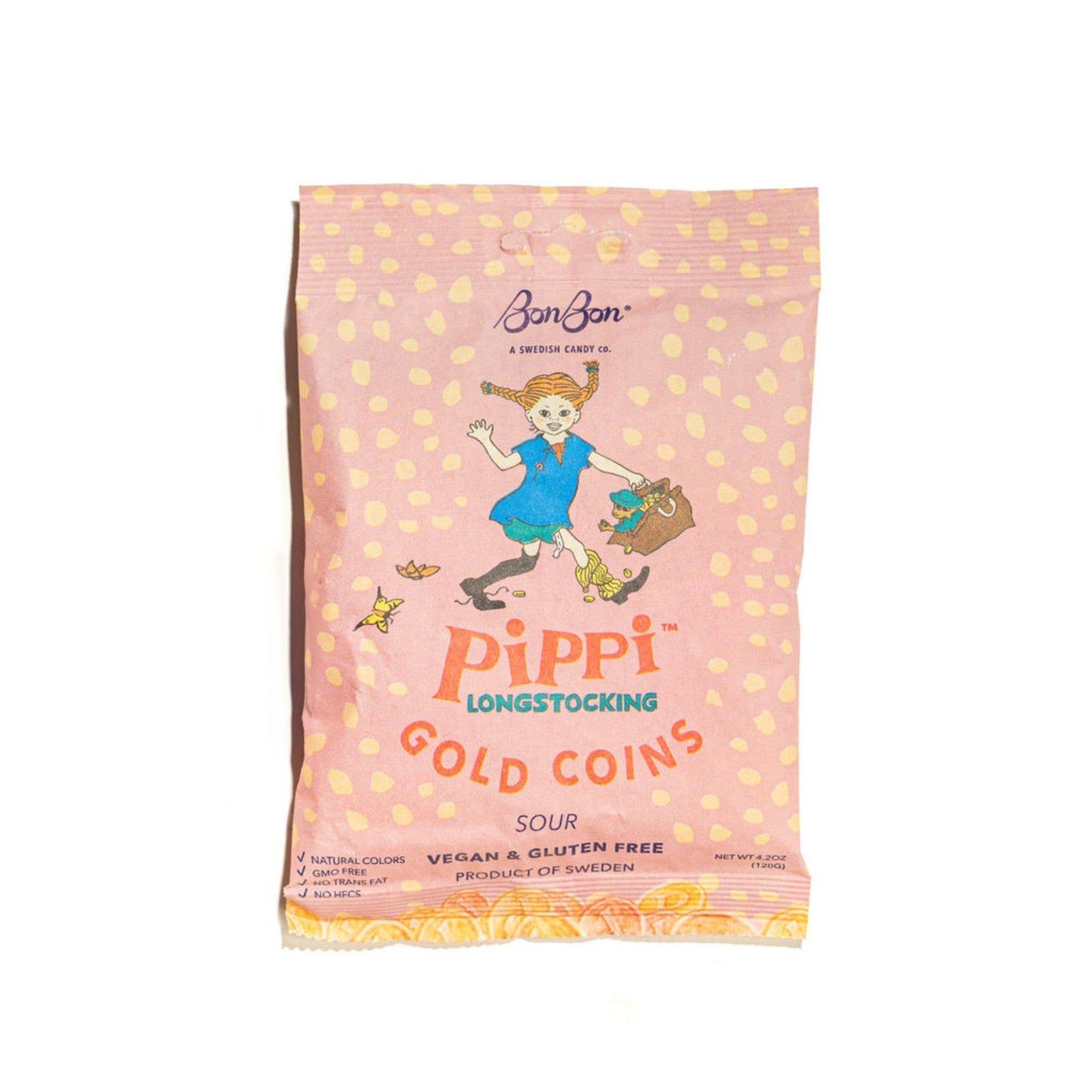 BonBon NYC - Pippi Longstocking Gold Coins - Swedish Candy 4.2oz (120g)