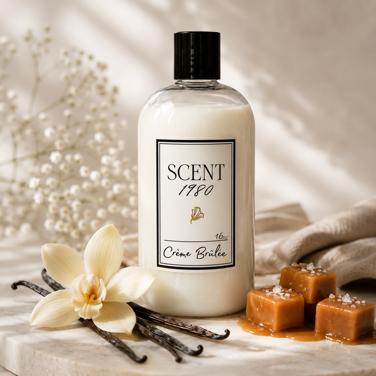 Crème Brûlée Shea Shower Cream | Vanilla & Caramel Creamy Body Wash
