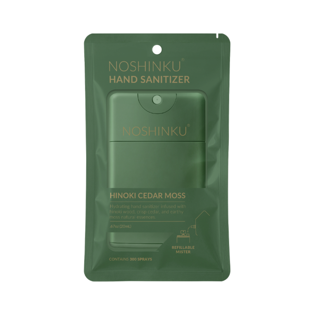 Noshinku - Limited Edition Refillable Hinoki Cedar Moss Hand Sanitizer