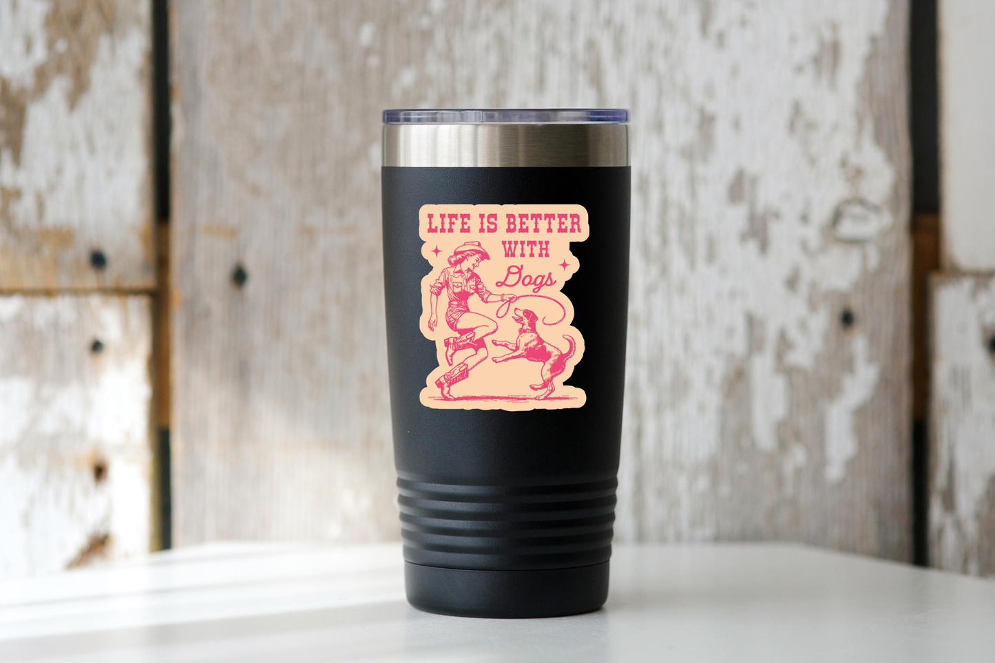 Yarnival - Life is Better with Dogs Sticker