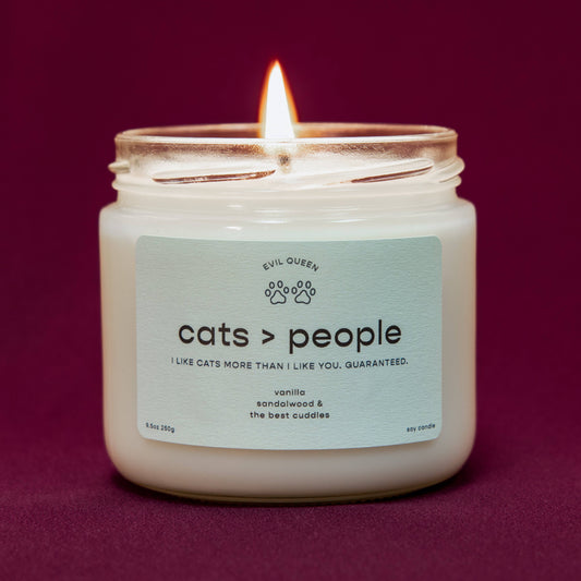 Evil Queen- Cats > People - 100% Soy Candle