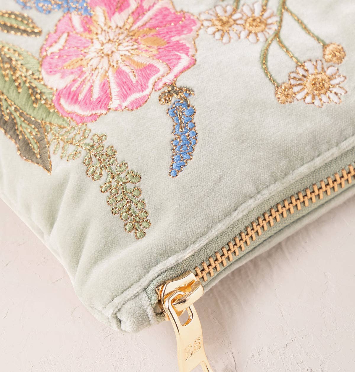 Elizabeth Scarlett- Pressed Flowers Everyday Pouch