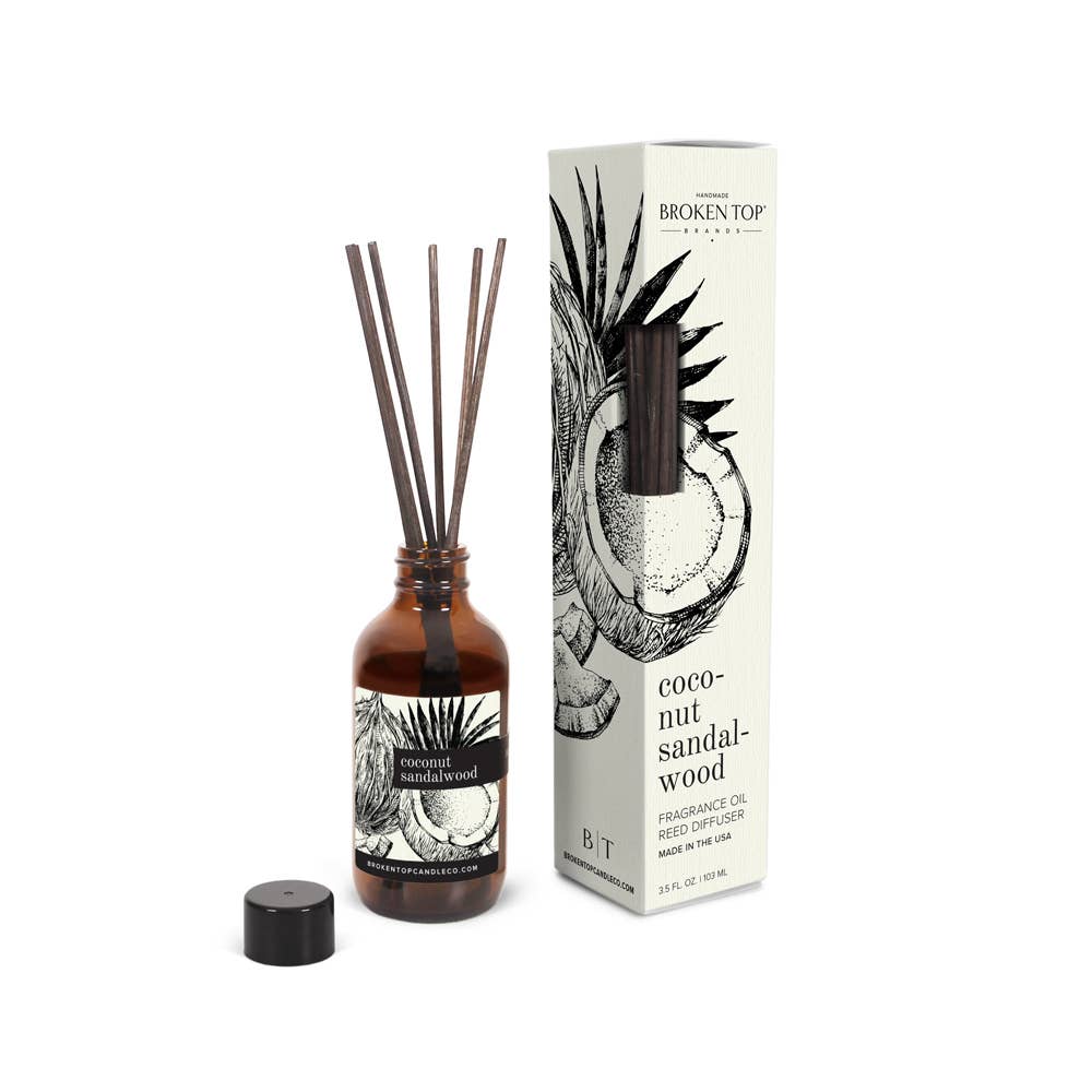 Broken Top Brands - Coconut Sandalwood - Reed Diffuser