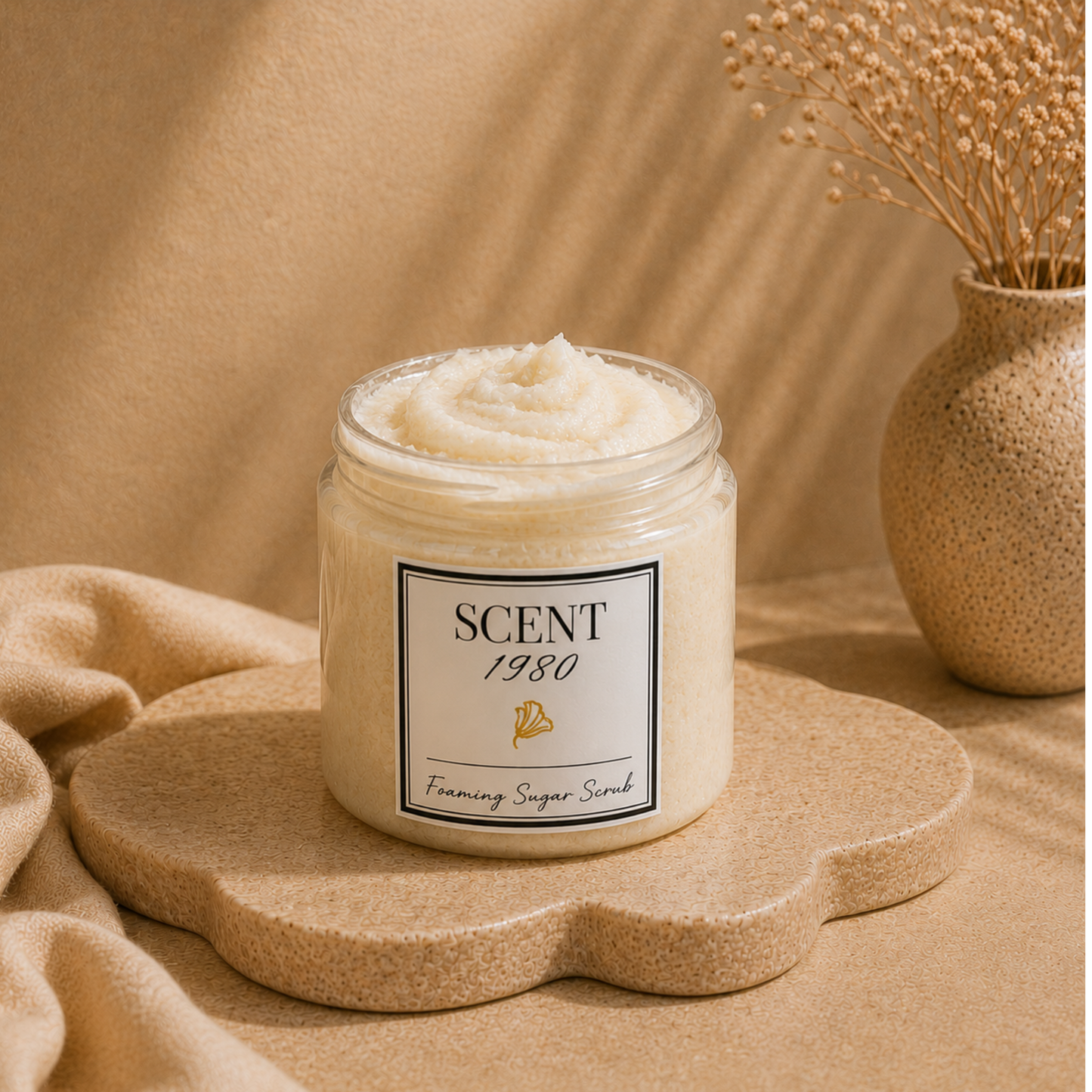 Custom Scented Foaming Sugar Scrub | Exfoliating & Hydrating Body Scrub