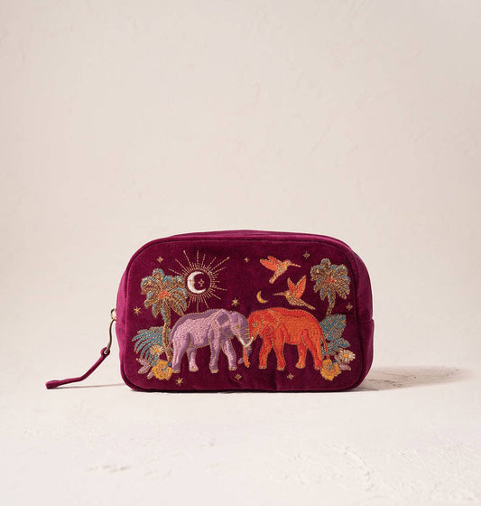Elizabeth Scarlett- Enchanted Elephant Makeup Bag