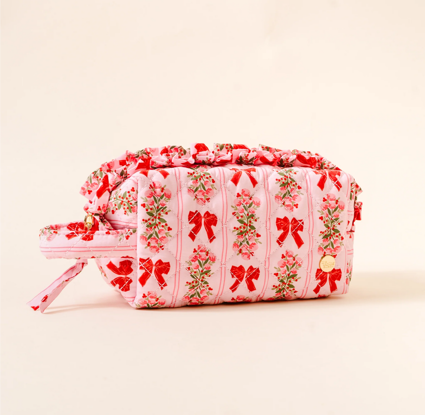 The Darling Effect - Essentials Quilted Cosmetic Pouch - OH SO MERRY