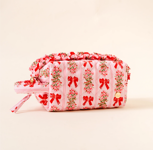 The Darling Effect - Essentials Quilted Cosmetic Pouch - OH SO MERRY