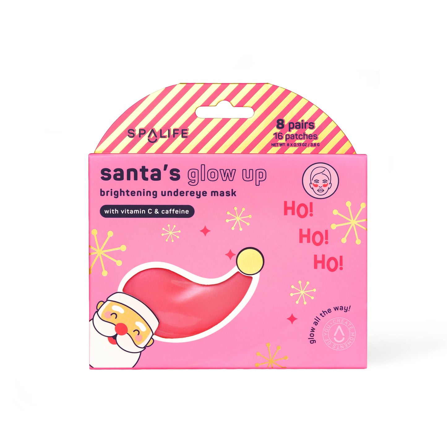 My Spa Life - Christmas Holiday Santa's Glow Up Brightening Undereye Masks