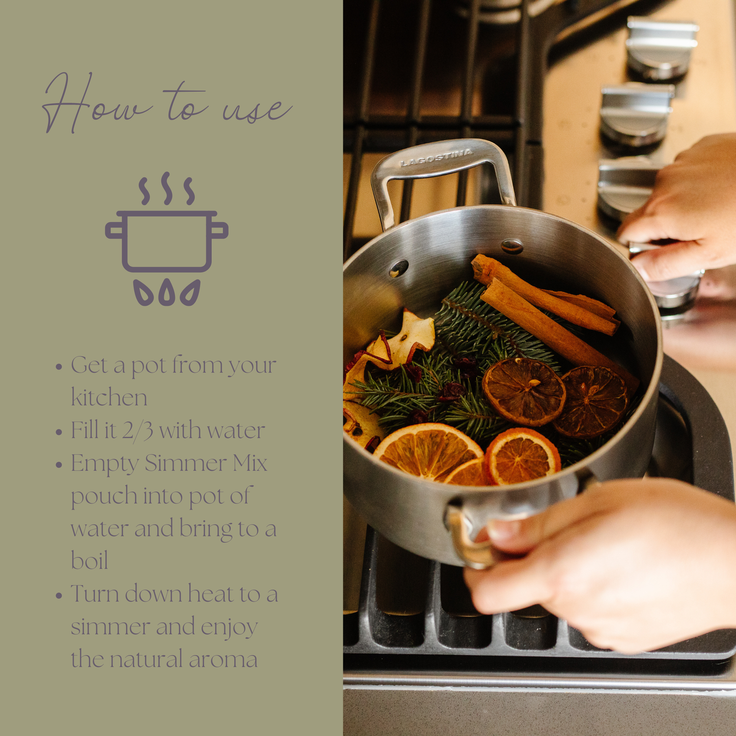 Simmer and Co Natural Aroma - Be Merry & Bright Simmer Pot Mix, Limited Edition Holiday Aroma