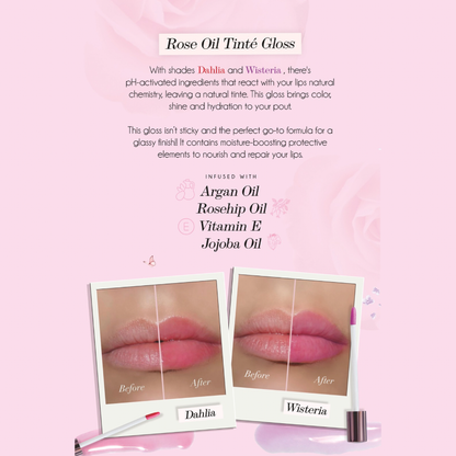 Girlactik - Rose Oil Petal Gloss: Wisteria