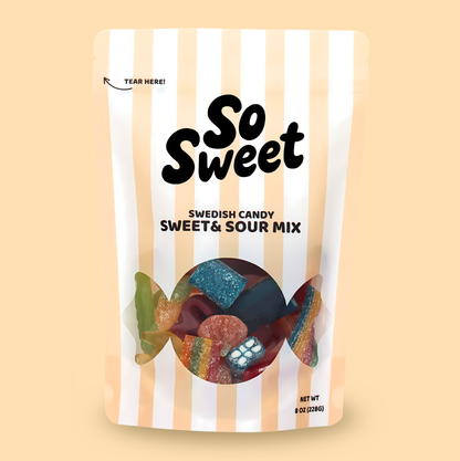 SoSweet LLC - Swedish Candy Sweet & Sour Mix (8 oz)