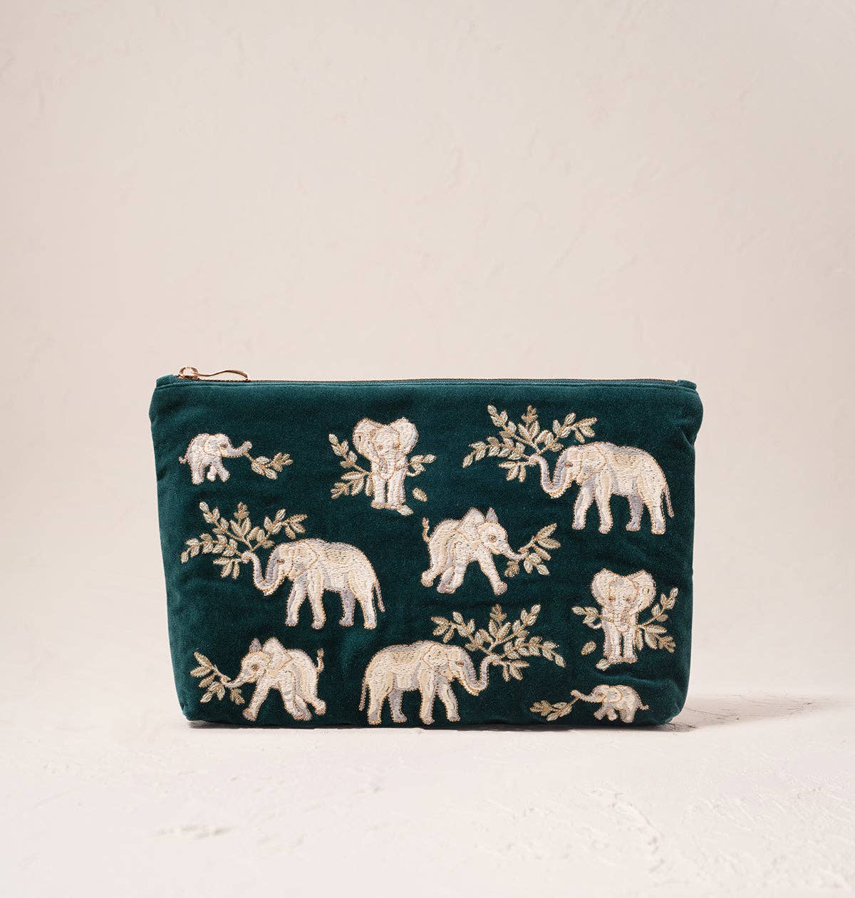 Elizabeth Scarlett- Elephant Herd Everyday Pouch