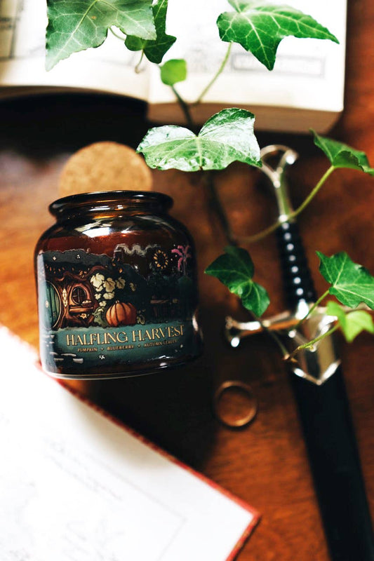 Fablewood Goods - Halfling Harvest | 8oz Apothecary Candle | Hand Poured