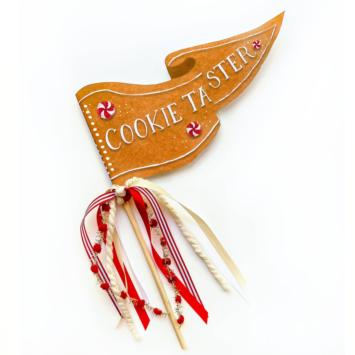 Cami Monet - Cookie Taster Christmas Party Pennant