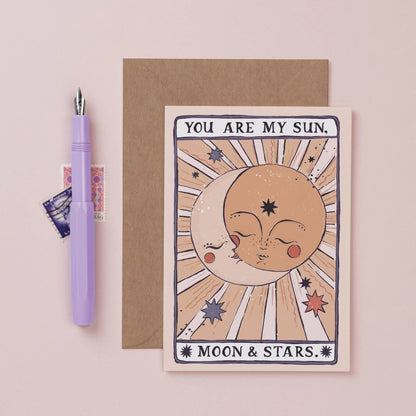 Sister Paper Co. - Sun, Moon & Stars Card | Love Card | Anniversary Cards