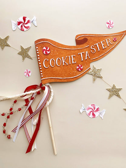 Cami Monet - Cookie Taster Christmas Party Pennant