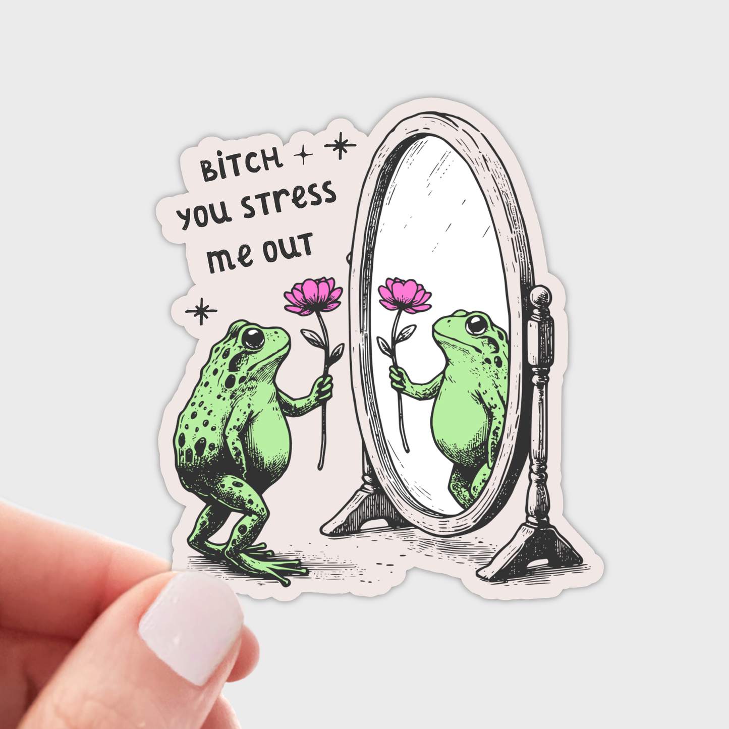 Yarnival - Bitch You Stress Me Out Sticker