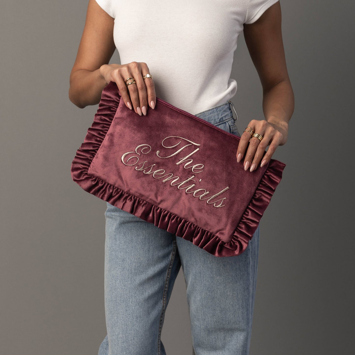 Panache Apparel Co. - The Essentials Ruffle Travel Pouch