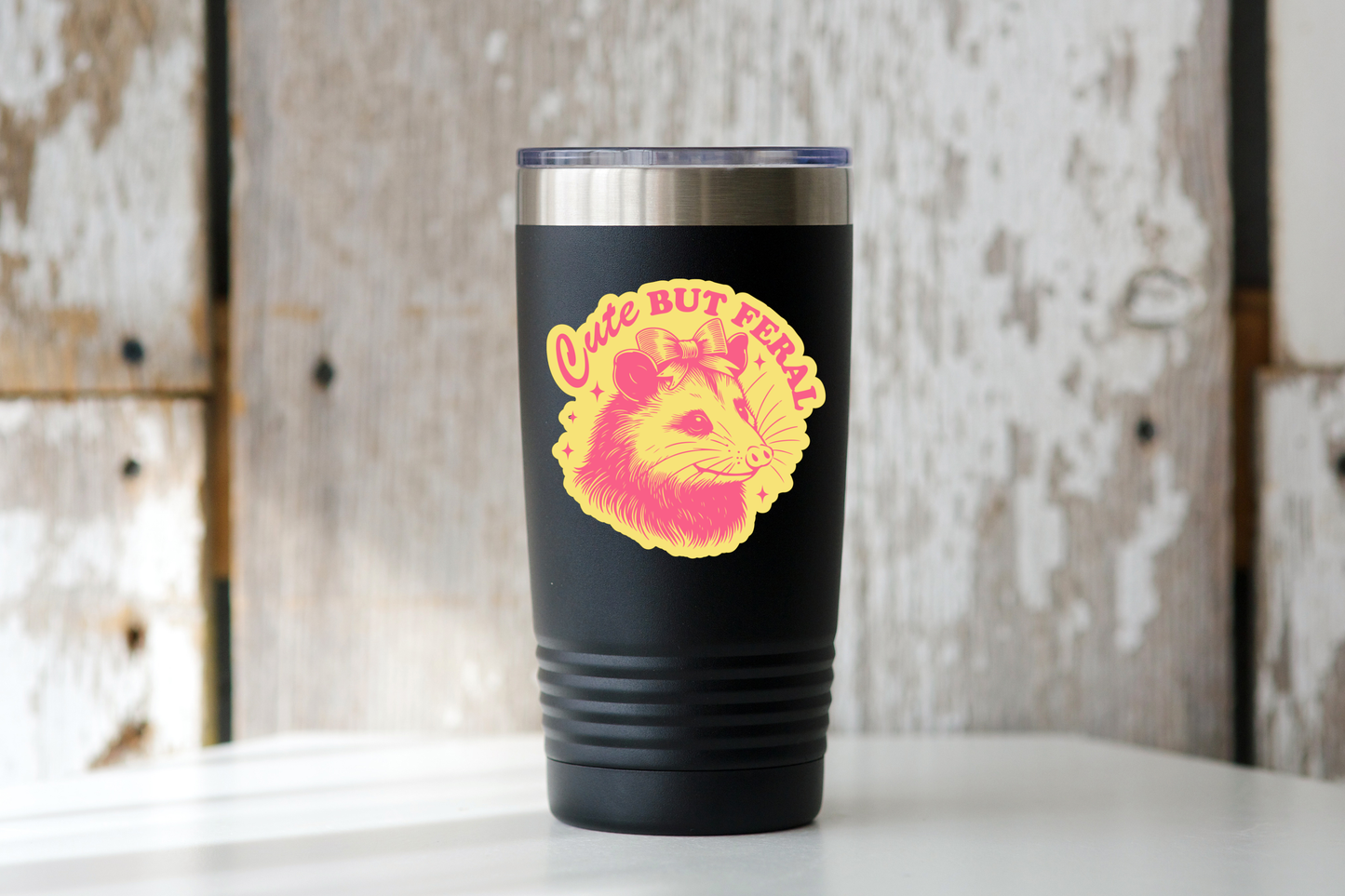Yarnival - Cute But Feral Sticker