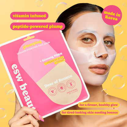 ESW Beauty - Dose of Bounce Plumping Hydrogel PDRN Face Mask: 1 pc