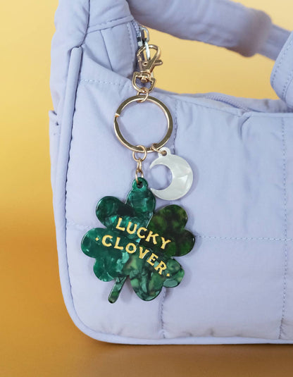 Idlewild Co. - Lucky Bag Charm | Four Leaf Clover
