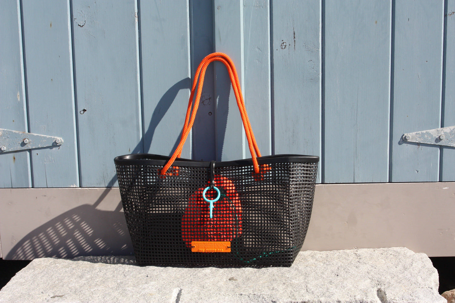 The Oyster Bag - THE Petite Oyster Bag: Blue Handle Petite
