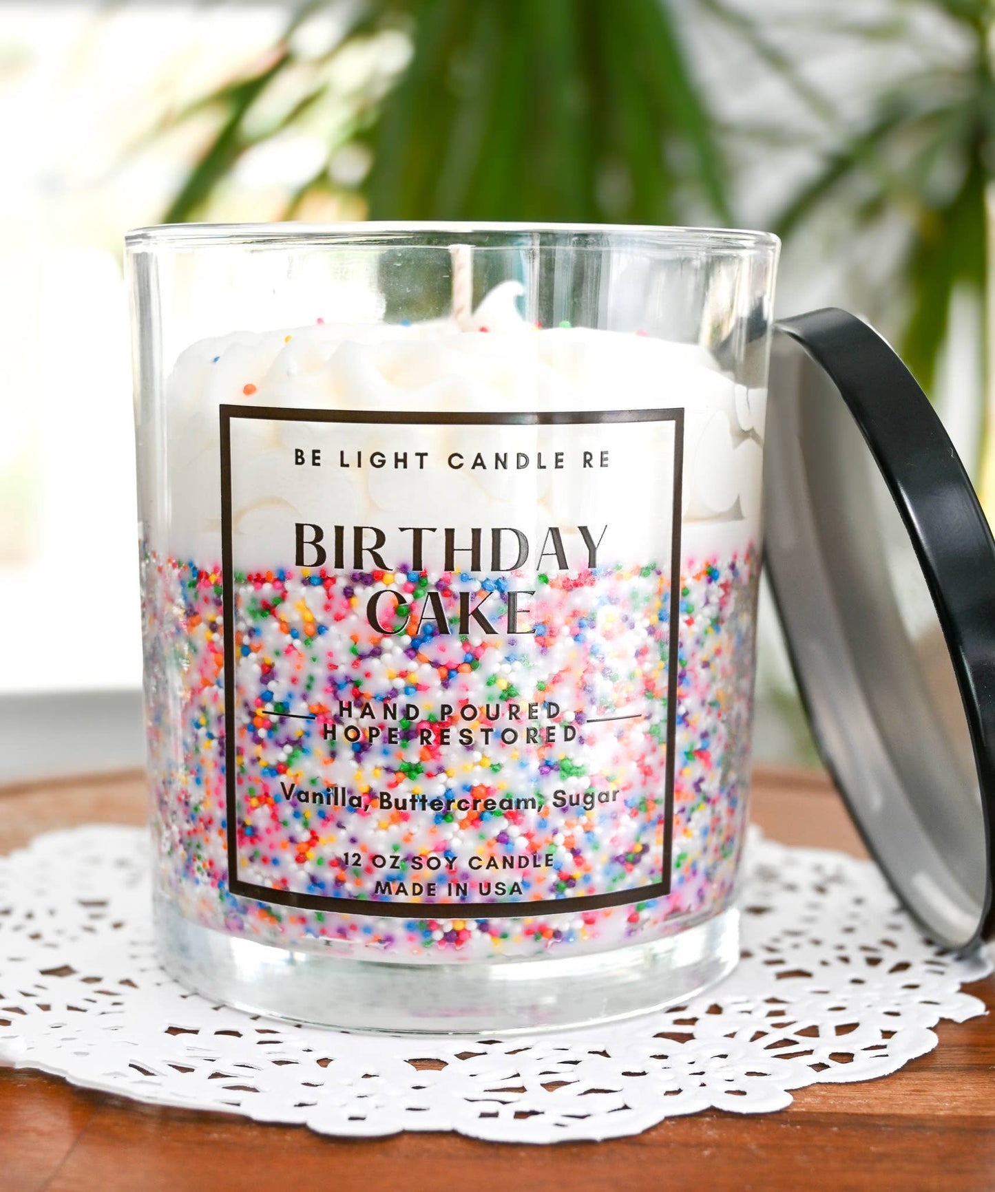 Be Light Candle RE - Birthday Cake, Scented Soy Candle | Most Loved Gift | Friend