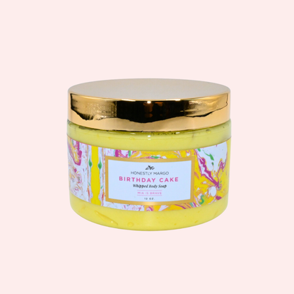 Honestly Margo- Birthday Cake Whipped Body Soap