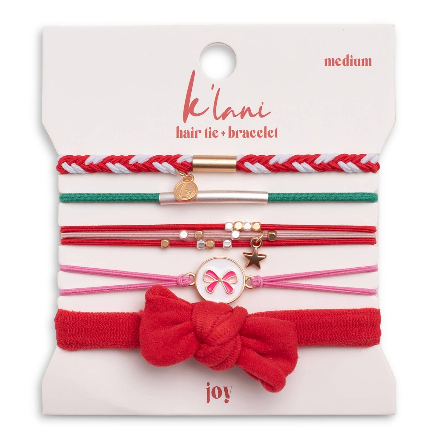 K’Lani - Hair Tie Bracelets “Joy” (size small)