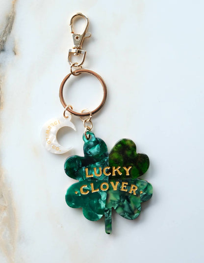 Idlewild Co. - Lucky Bag Charm | Four Leaf Clover