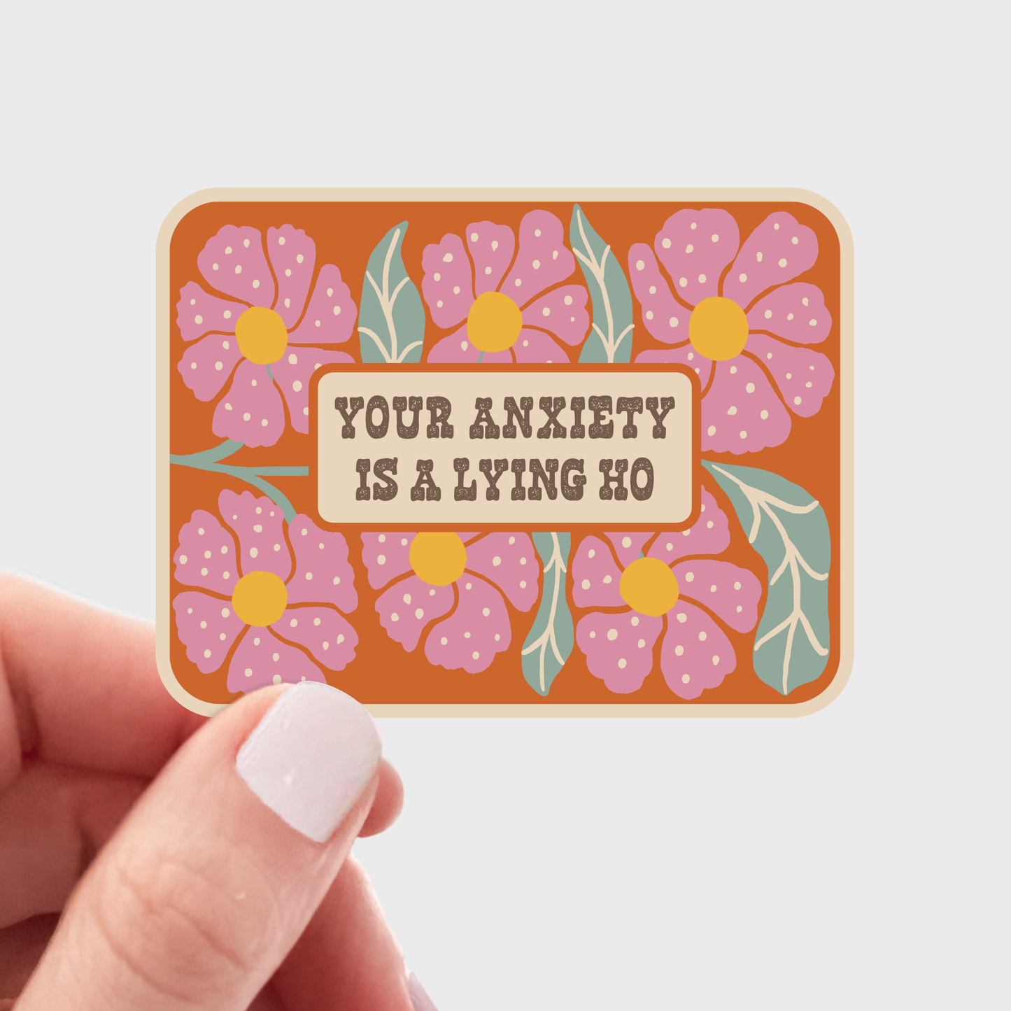 Yarnival - Your Anxiety is a Lying Ho Sticker