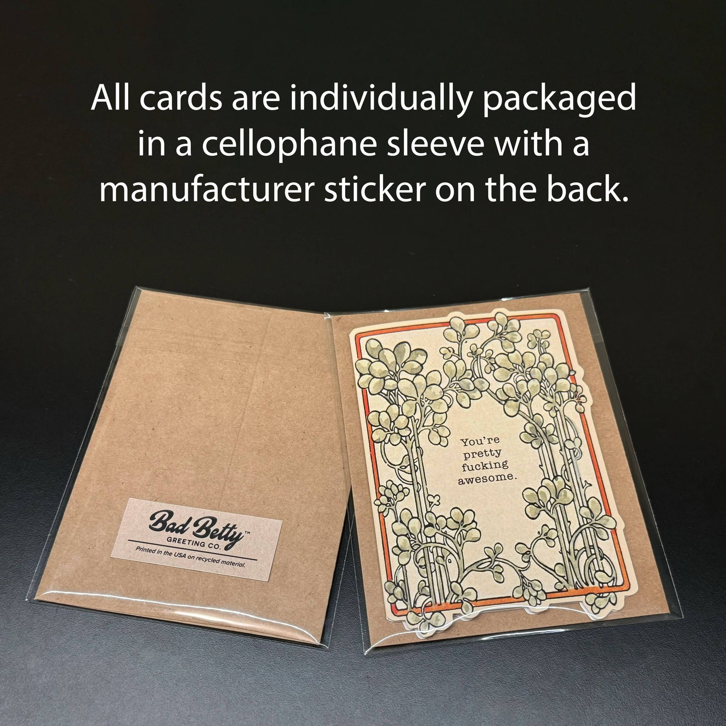 Bad Betty Greeting Co. - Wise Woman Funny Retirement/Breakup Card