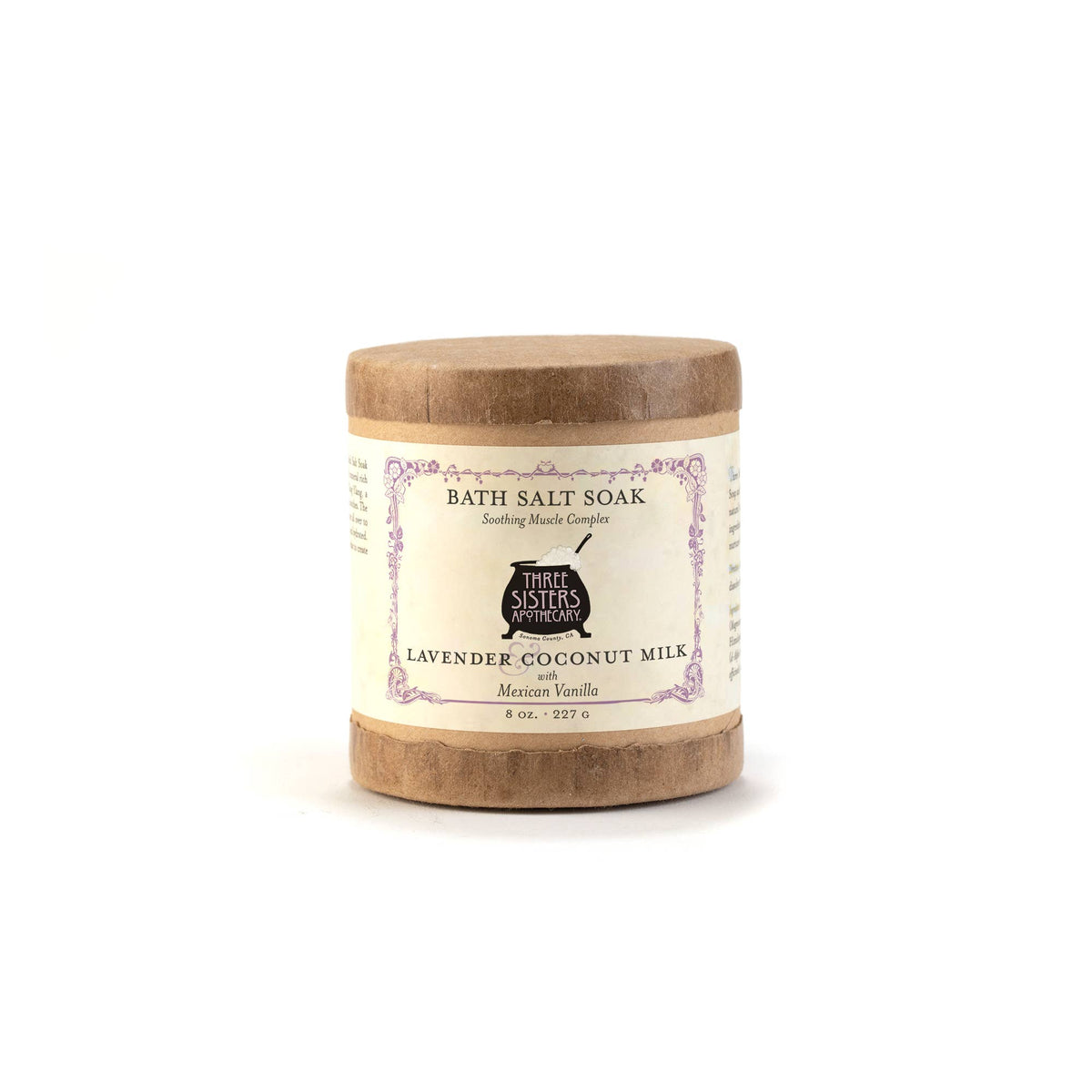 Soap Cauldron - Bath Salt Soak Lavender & Mexican Vanilla: 20 oz.