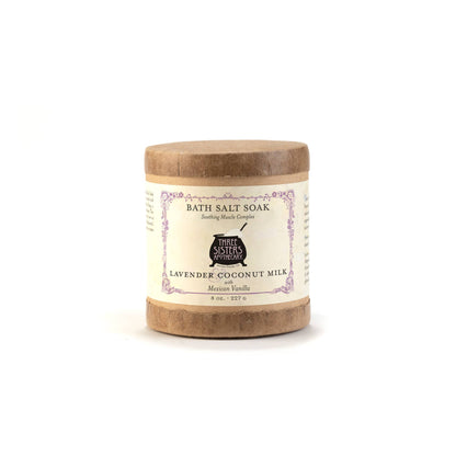 Soap Cauldron - Bath Salt Soak Lavender & Mexican Vanilla: 20 oz.