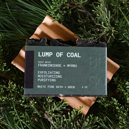 White Pine Bath & Brew - Lump of Coal - Beer Soap