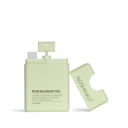 Noshinku - Refillable Pear Blossom Tea Hydrating Pocket Hand Sanitizer: Default Title