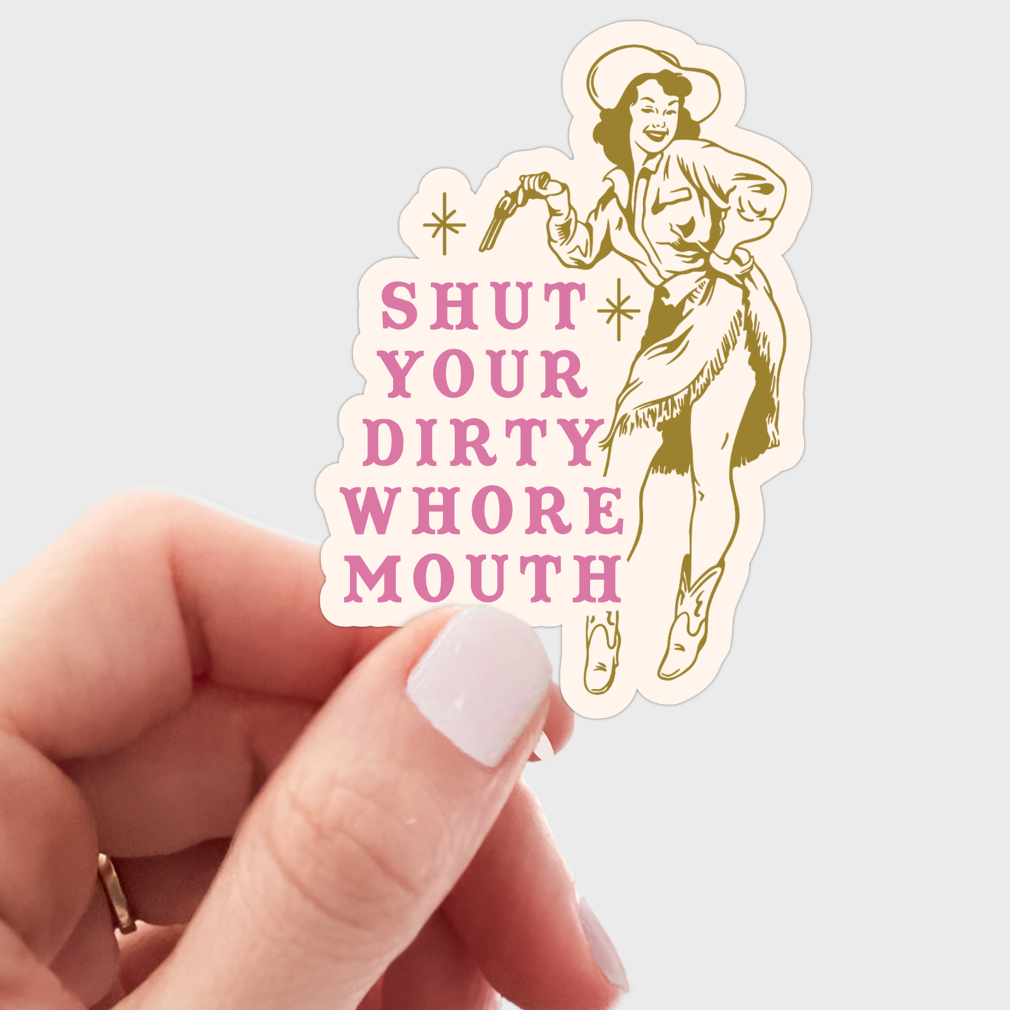 Yarnival - Shut Your Dirty Whore Mouth Sticker