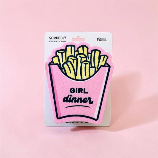 Wine Wash Co. - Girl Dinner French Fries Scrubbly™ Sponge