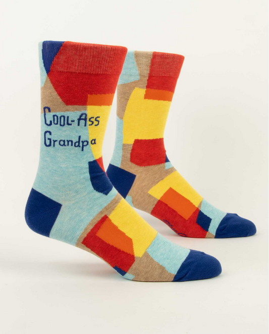 Blue Q - COOL-ASS GRANDPA Men’s Socks