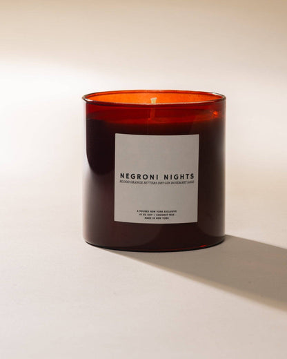 Poured New York - Negroni Nights | Poured New York: 10 OZ Soy Coconut Wax Candle