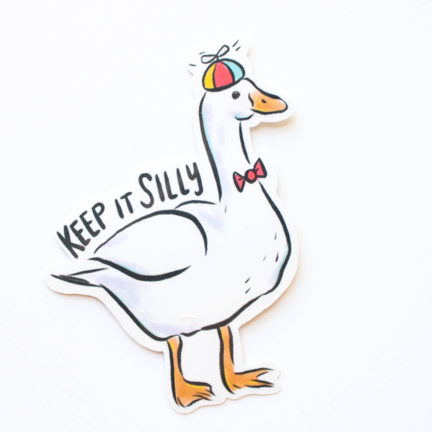 Amy Hartelust Art and Illustration - Keep It Silly Goose Vinyl Sticker