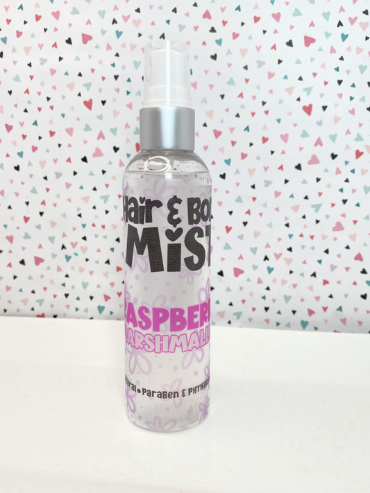 The Little Bubble - Raspberry Marshmallow Hair & Body Mist 