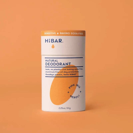 HiBAR - HiBAR Deodorant Sensitive  Pink-Iris+Neroli Baking soda free