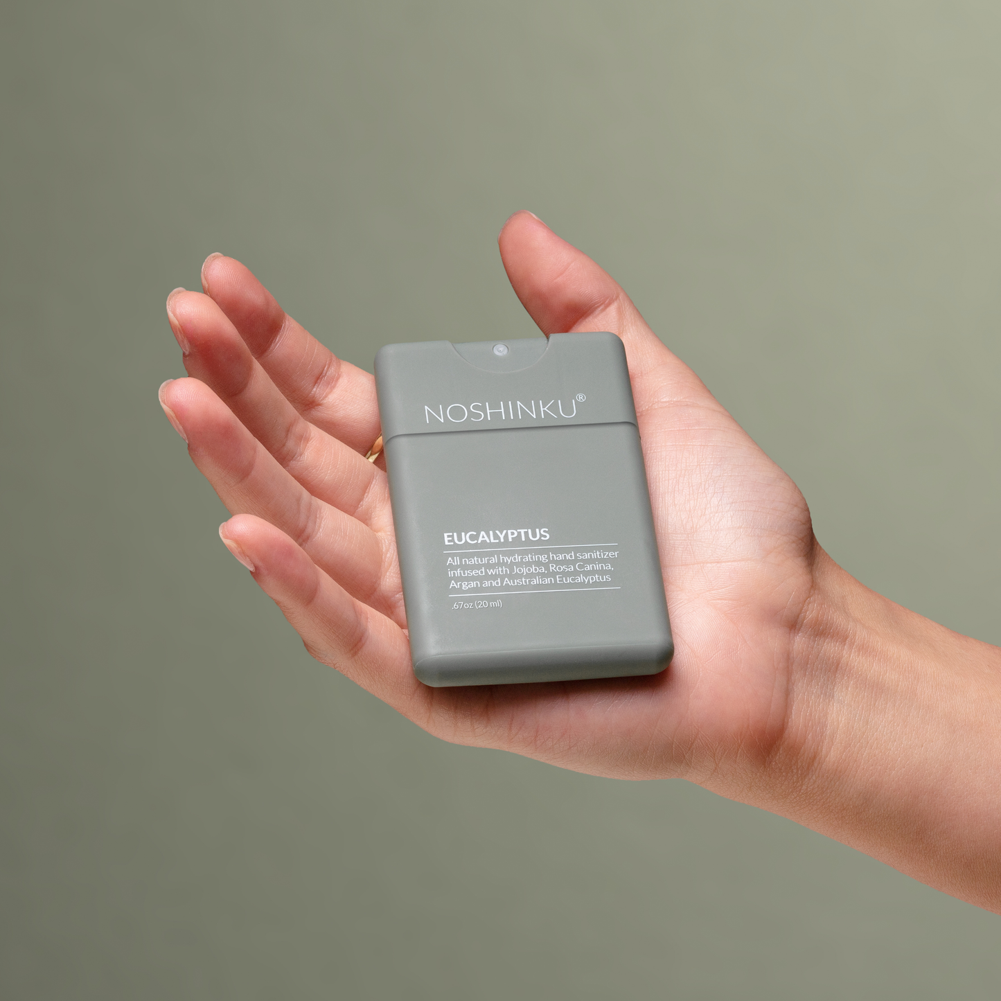 Noshinku - REFILLABLE Eucalyptus Moisturizing Pocket Hand Sanitizer