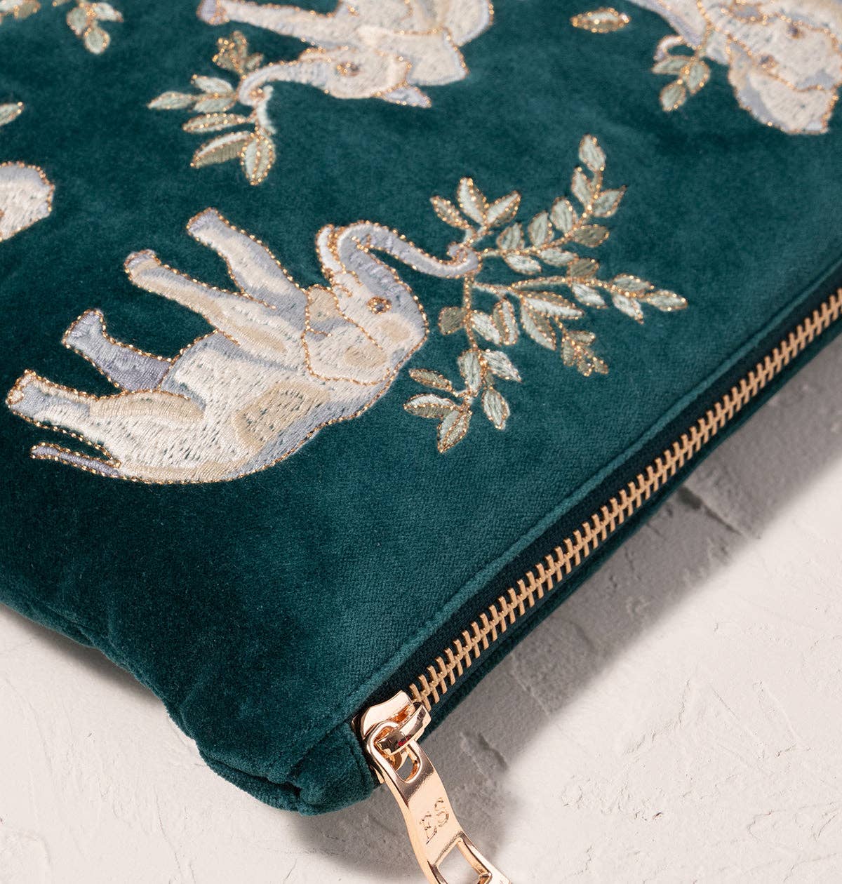 Elizabeth Scarlett- Elephant Herd Everyday Pouch