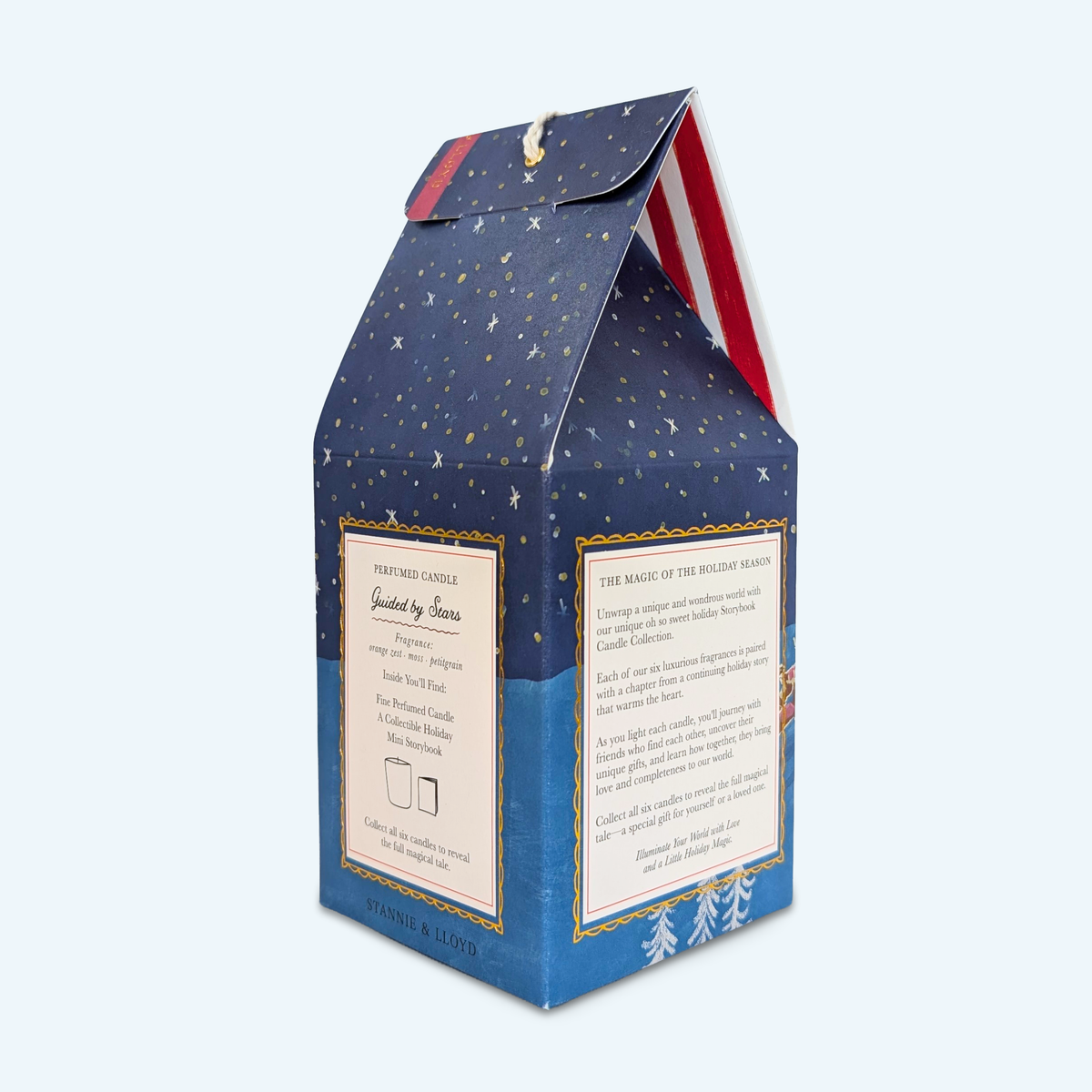 Stannie & Lloyd - Holiday Storybook Candle - Guided by Stars