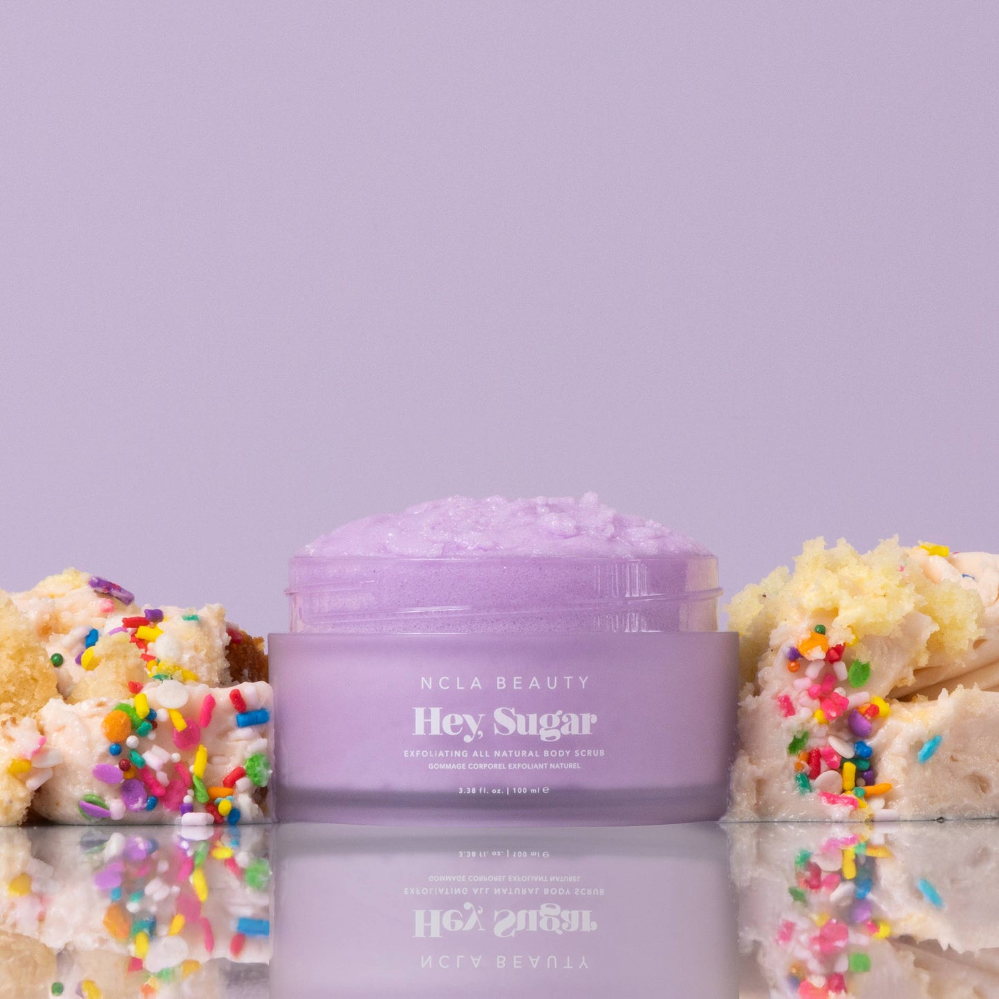 NCLA Beauty - Hey, Sugar Body Scrub - Birthday Cake Discovery Size