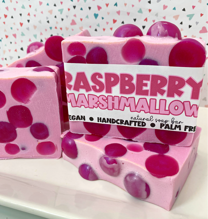 The Little Bubble - Raspberry Marshmallow Handmade Soap Bar *NEW* Fall/Winter