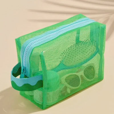 Shiraleah - Camden Mesh Zip Pouch - Green